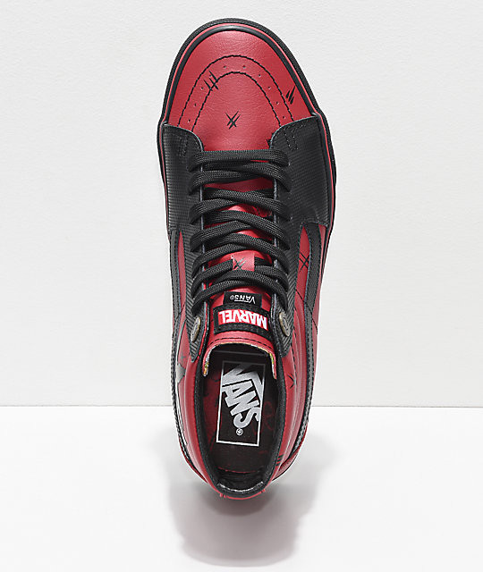 vans deadpool high tops